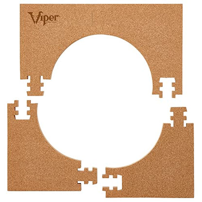 Viper Wall Defender II Dartboard Surround, Cork Lined Dart Board Wall Protector, Reversible EVA Foam Dartboard Backboard, Fits 17.75 and 18 Inch Boards