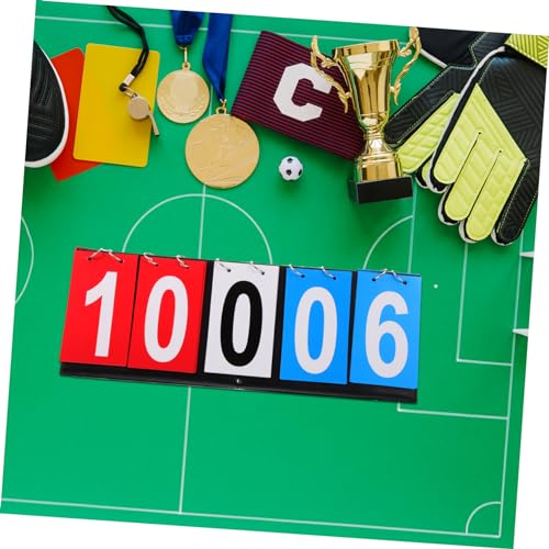 KOMBIUDA Desk Flipper Scoreboard Turn Based Score Tool for Basketball Football Tennis
