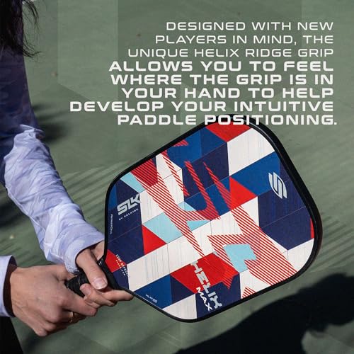 Selkirk Sport SLK Helix Pro Pickleball Paddle | Carbon Fiber & Fiberglass - color: Patriot