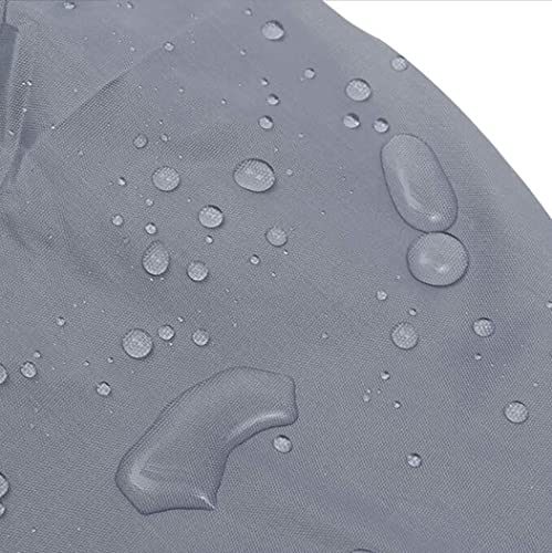 J&C Table Tennis Cover 420D Ping Pong Table Cover Black Full UV Protected Table Tennis Cover Outdoor Waterproof Heavy Duty Ping Pong Table Outdoor Waterproof (Grey) - color: Grey