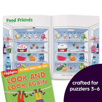 My First Puzzle Fun 2026 Activity Book Set with Mazes, Matching and More, Kids Puzzle Books for Travel, Learning and Screen-Free Play for Kids 3-6