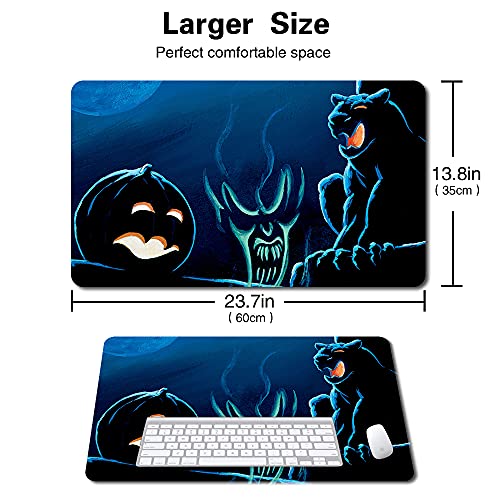 Board Game MTG Playmat Games Size 60X35 cm CCG Compatible for MTG CCG RPG Trading Card Game (All-Hallow'S-Eve) - color: All-hallow's-eve