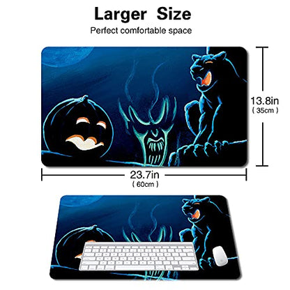 Board Game MTG Playmat Games Size 60X35 cm CCG Compatible for MTG CCG RPG Trading Card Game (All-Hallow'S-Eve) - color: All-hallow's-eve