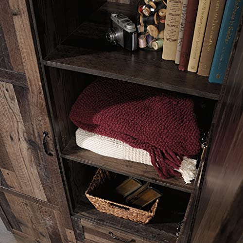 Sauder Miscellaneous Storage Wardrobe/Storage Cabinet/Pantry Cabinet, Reclaimed Pine Finish | Miscellaneous Storage - color: Reclaimed Pine