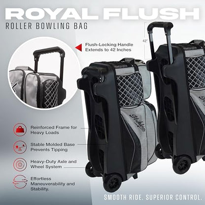 KR Strikeforce Royal Flush Triple Roller Bowling Bag - USA