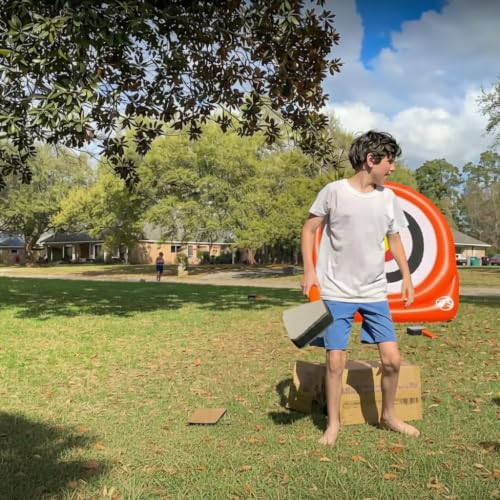 Axe Throwing Game for Backyard – Giant 7ft Inflatable Target w/ 15+ Exclusive Games & Air Pump Included – Outdoor Games for Adults Kids & Family, Carnival & Yard Games | Greenfs - color: New Version