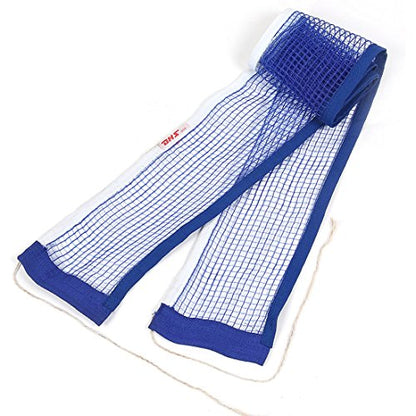 Ruilogod Table Tennis Blue Nylon Sports Replacement Mesh Net w Pull String