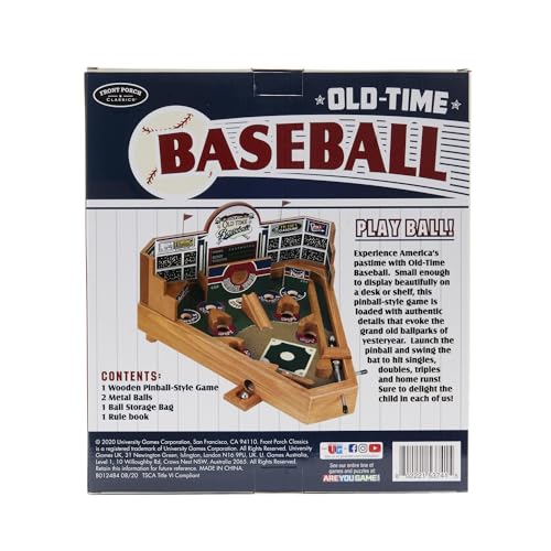 Front Porch Classics, Old Time Baseball Classic Table Top Pinball Game