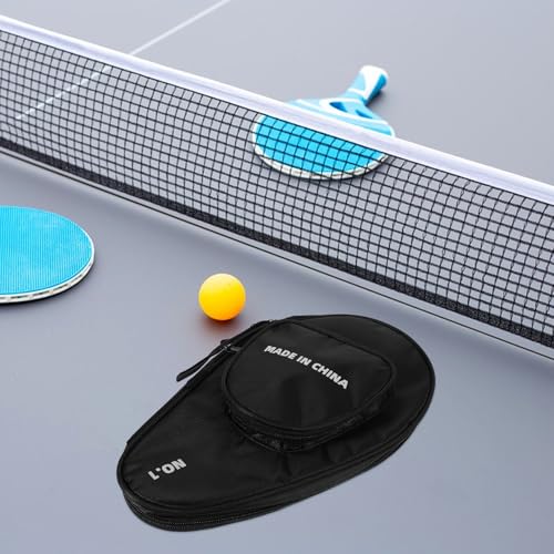 MAGICLULU Table Tennis Paddle Storage Bag Waterproof Paddle Case Cover Gourd-shaped Large Capacity for 2 Rackets and 7 Balls Protective Holder for Indoor Outdoor Sports