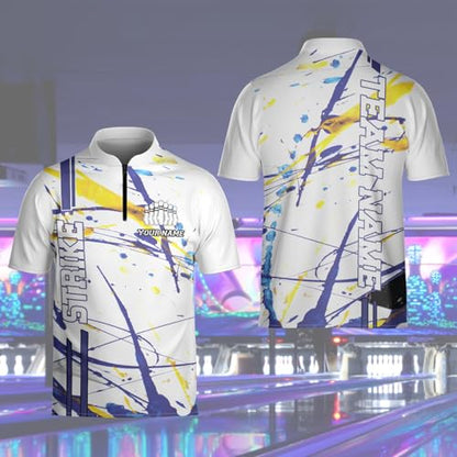 Personalized Custom Jersey for Men, Uniform Shirt for Bowling Team Gift - color: D10