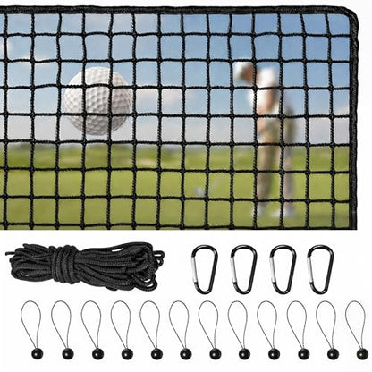 Golf Net,7Ft,10Ft,15Ft,20Ft,25Ft, 30Ft, 40Ft Golf Practice Net,Sports Practice Barrier Net, Heavy Duty Ball Netting Golf Hitting Net, DIY Ball Net,Baseball Net Hockey Net and Chipping Net - size: 10x7 ft