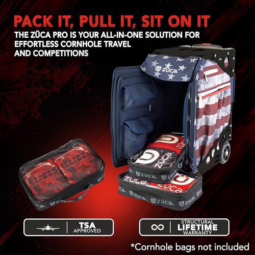 ZUCA Pro - Old Glory/Black - color: Pro - Old Glory CH w/ Black Frame, style: Pro