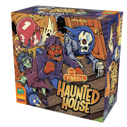Boxtop Pinball: Haunted House - Exciting Family Pinball Adventure! Fun Monster Themed Tabletop Game for Kids & Adults, Ages 8+, 1-4 Players, 15 Minute Playtime, Made by Pandasaurus Games