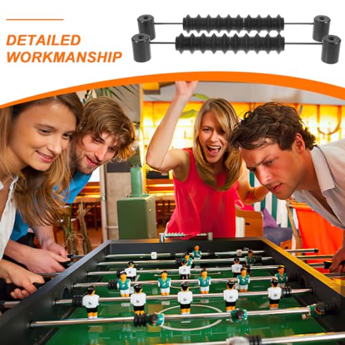 SUPVOX Foosball Score Keepers: Abacus Style Table Soccer Scoring Beads - Black Wooden Scoreboard with Metal Rods - Universal Fit for Most Football Tables