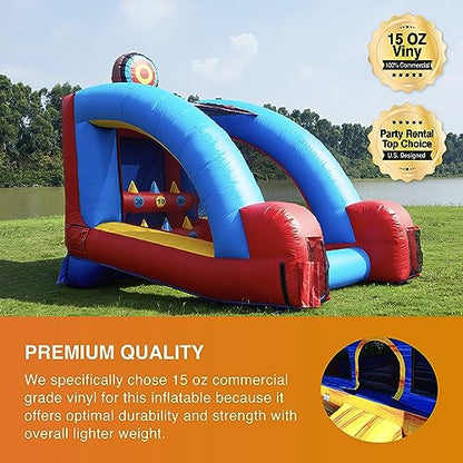 JumpOrange Knock IT Off Archery Target Game Inflatable (with Blower), Kids and Adults, Commercial Grade, Rental Game, Knock Down Targets, Toss Throwing Game, Outdoor Indoor, 15oz PVC Vinyl, <90 LBS - color: Archery