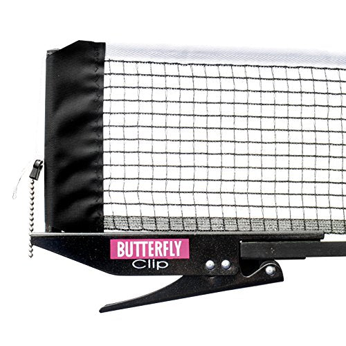 Butterfly Clip Table Tennis Net & Post Set
