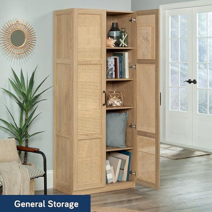 Sauder Miscellaneous Storage Cabinet, Harmony Ash Finish - color: Harmony Ash