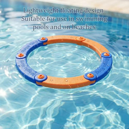 Soft Flying Disc, EVA Foam Foldable Boomerang Ring Toy with Whistling Sound Safe Outdoor Lawn Beach Pool Games Birthday Gift (Orange Red) - color: Orange Red