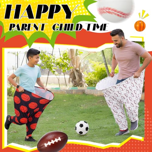 Granny Pants Yard Game, Baseball Soccer Game Outdoor Party Toss with 2.5 Inch Durable High-Bounce Balls, No Inflation Needed, Wind-Resistant for Backyard, Family Reunion & Easter - style: Ball Sports