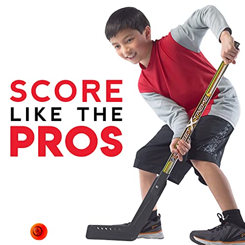 Franklin Sports NHL Kids Street Hockey Stick Set - Includes (2) Youth Street Hockey Sticks + (1) Outdoor Roller Hockey Ball - Perfect Hockey Starter Set for Kids - style: NHL Street Hockey Starter Set - Goalie/Player Stick