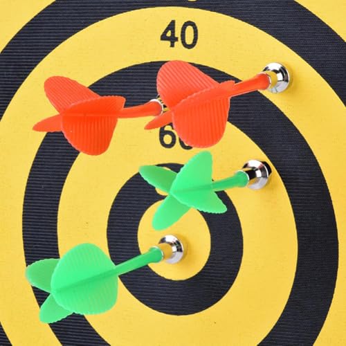 12PC Colorful Magnetic Darts Safety Replacement f/Kids Dartboard Indoor Game