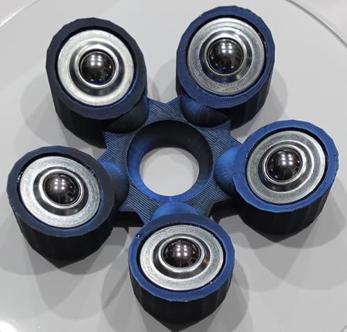 Bowling Ball Spinner - color: Midnight Blue and Black