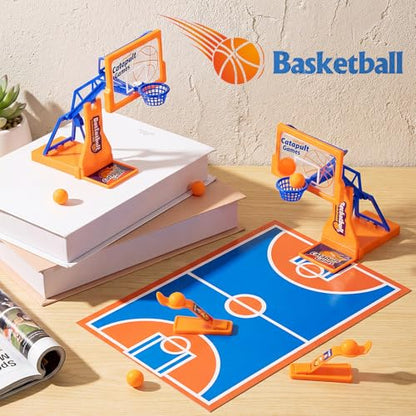 VioraWhite 16 Pack Basketball Game Toys Tabletop Basketball Shooting Game Mini Desktop Gift Desk Games for Adults Office Relax Reduce Stress Basketballs Prize Party Favors Birthday Gift (Blue) - color: Blue