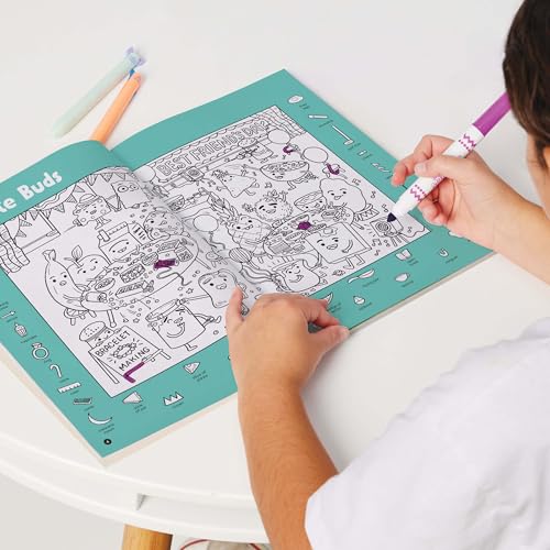 Highlights Hidden Pictures 2026 Activity Books for Kids Ages 6 and Up, 4 Puzzle Books Packed with Hidden Object Fun, Coloring Pages, and Seek and Find Fun
