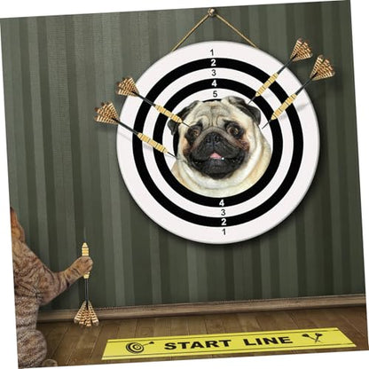 Dart Floor Markings Notice Line Floor Sticker for Dart Throwing Game Supplies
