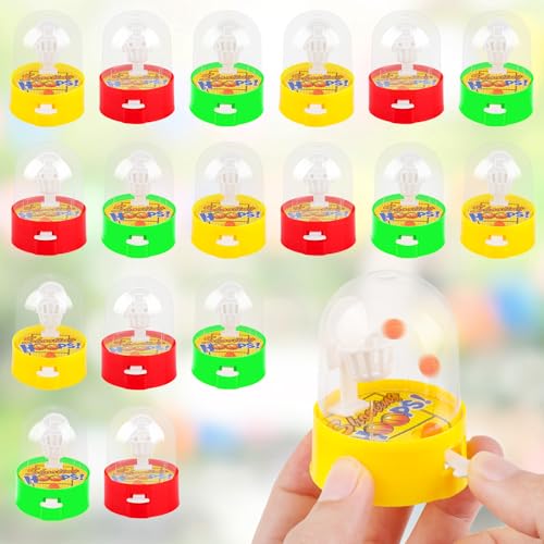 Mini Basketball Games 16pcs Finger Basketball Shooting Games Basketball Party Supplies Favor for Kids 8-12 Desktop Table Basketball Hoop Fidget Game Space Birthday Party Decorations Supplies - style: 16PCS