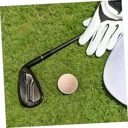 TOYANDONA Unfinished Natural Wood Sphere for Crafts Croquet Accessories Outdoor Fun Lightweight Portable for All Ages