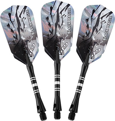 Viper Black Magic Soft Tip Darts, 18 Grams - style: Medium Knurling