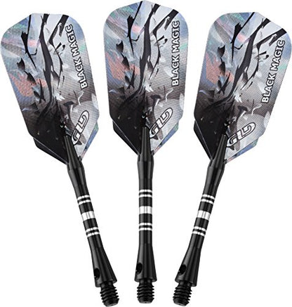Viper Black Magic Soft Tip Darts, 18 Grams - style: Medium Knurling