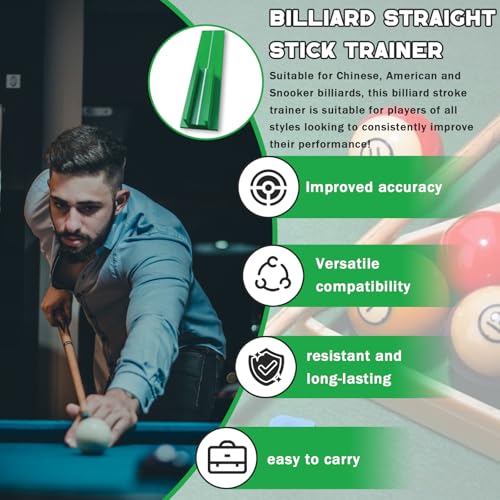 Billiards Training Aids, Billiards Stroke Trainer, Billiard Stroke Training Tool, Pool Cue Lathe