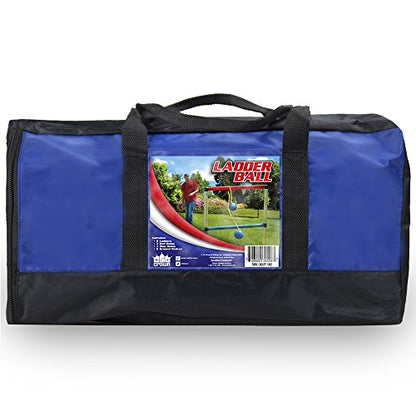Deluxe Ladder Ball Golf Game Set - Includes Carrying Case & Ground Anchors!
