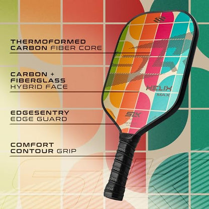 Selkirk Sport SLK Helix Pro Pickleball Paddle | Carbon Fiber & Fiberglass - color: Jeweled