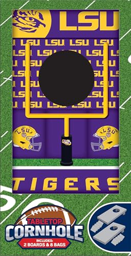 MasterPieces NCAA Syracuse Orange Tabletop Cornhole Game - Home Decor - style: LSU Tigers