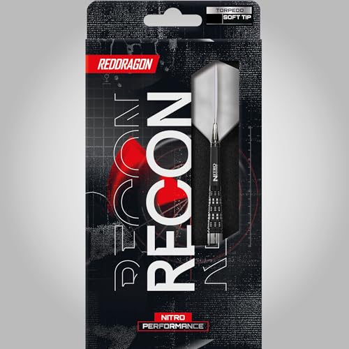 RED DRAGON Darts - Rebel | Recon | Ascend | Paradym | Wolf - Professional Soft Tip Darts - Includes Dart Flights and Shafts - size: 18G - Soft Tip