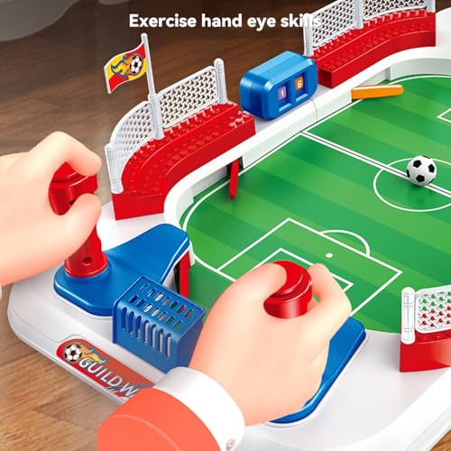 Foosball Table Game,Interactive Soccer Board Game for Kids,Mini Foosball Table Games,Soccer Simulation Games for Indoor and Outdoors Family Gatherings Interactive Birthday Sports