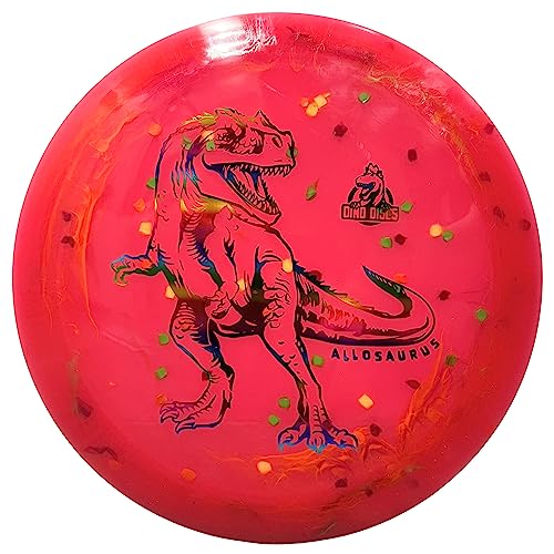 Allosaurus Disc Golf Distance Driver for Children and Novice Players | Ultra Lightweight | Made by Dino Discs