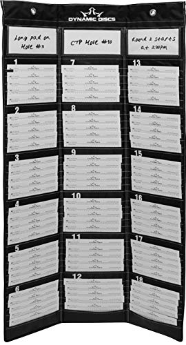 Dynamic Discs Scoreboard Portable Scoring System | Disc Golf Scoreboard | Frisbee Golf Tournament Portable Scoring System