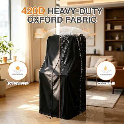 Arcade Machine Cover, Heavy-Duty Waterproof Protection for Pinball & Arcade Cabinets, Fits Most Standard Home Game Machines - size: 31"L x 22"W x 66"H