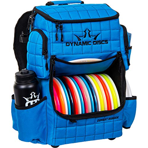 Dynamic Discs Combat Ranger Disc Golf Backpack | Large Bag w/Putter Pouch | 20+ Discs Capacity | Disc Golf Accessories - color: Cobalt Blue