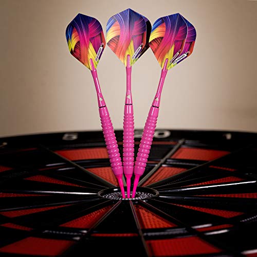 Elkadart Neon Soft Tip Darts, 18-Gram - color: Pink