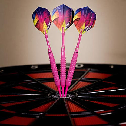 Elkadart Neon Soft Tip Darts, 18-Gram - color: Pink