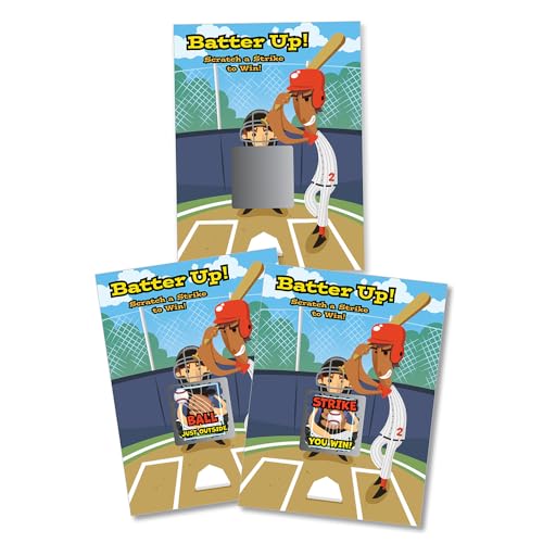 My Scratch Offs Baseball Batter Up Scratch Off Game Cards 26 Pack - 2 Winning and 24 Sorry - style: Baseball Batter Up