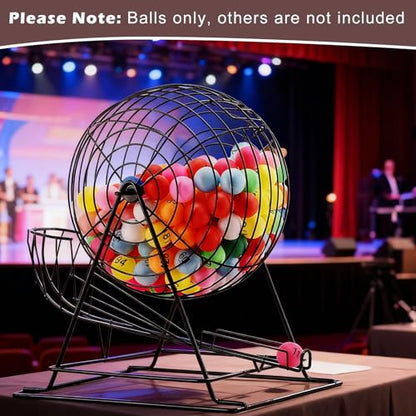 SelfTek 100Pcs Numbered Table Tennis Balls Beer PingPong 40mm Raffle Balls Lottery Balls Printed with Numbers for Party Games - color: colorful