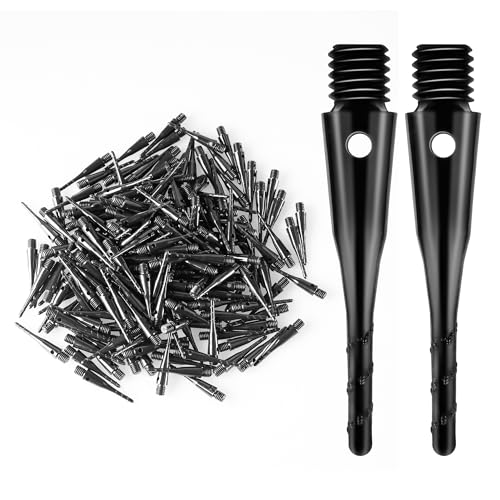 CyeeLife Darts Soft Tip,2BA Thread Soft Tip Dart Point 200 Pack, Plastic Tip Dart Points, Soft Tip Sets, Dart Accessory