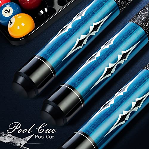 58 Inch 19oz/20oz Maple Billiard Stick Pool Cue Set 13mm Tip, Hardwood Canadian Maple Professional Billiard Pool Cue Stick - color: 20Oz
