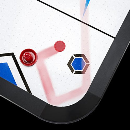 Fat Cat Storm 7 Foot Air Hockey Table for Adults with 80 CFM Motor, LED Electronic Scorer, Hockey Table with Pucks and Paddles Included